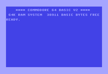 Commodore 64 startup animation
